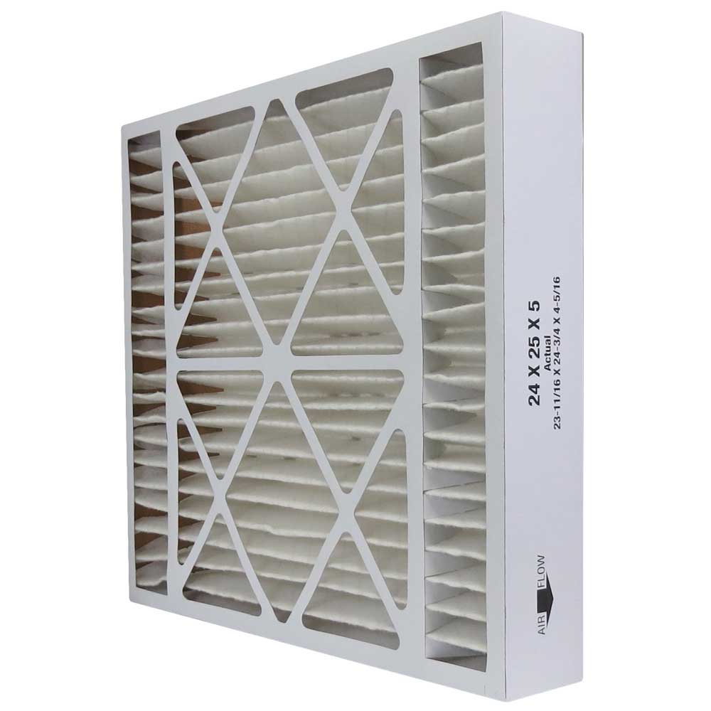 Atomic FILXXCAR0024 24x25x5 MERV 13 Carrier Replacement Furnace Filter - 2 Pack