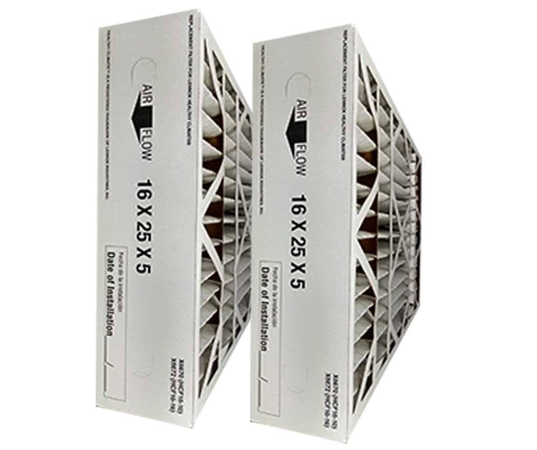 Atomic X6670 Lennox Compatible MERV 13 Upgrade Filter Media 16X25X5 Fits X6660 HCC16-28 - 2 Pack