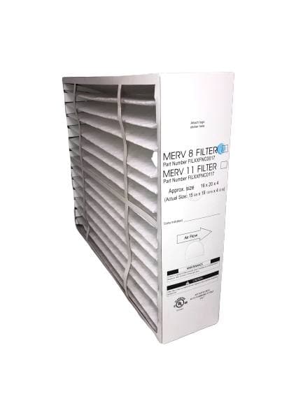 Carrier FILXUMC081620 replaces FILXXFNC0017 16x20x4 MERV 8 Furnace Filter