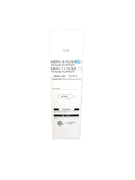 Carrier FILXXFNC0017 16x20x4 MERV 8 Replacement Furnace Filter - 1 Pack