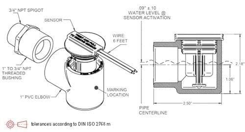 Flood Prevention Condensate Float Switch - CS-2