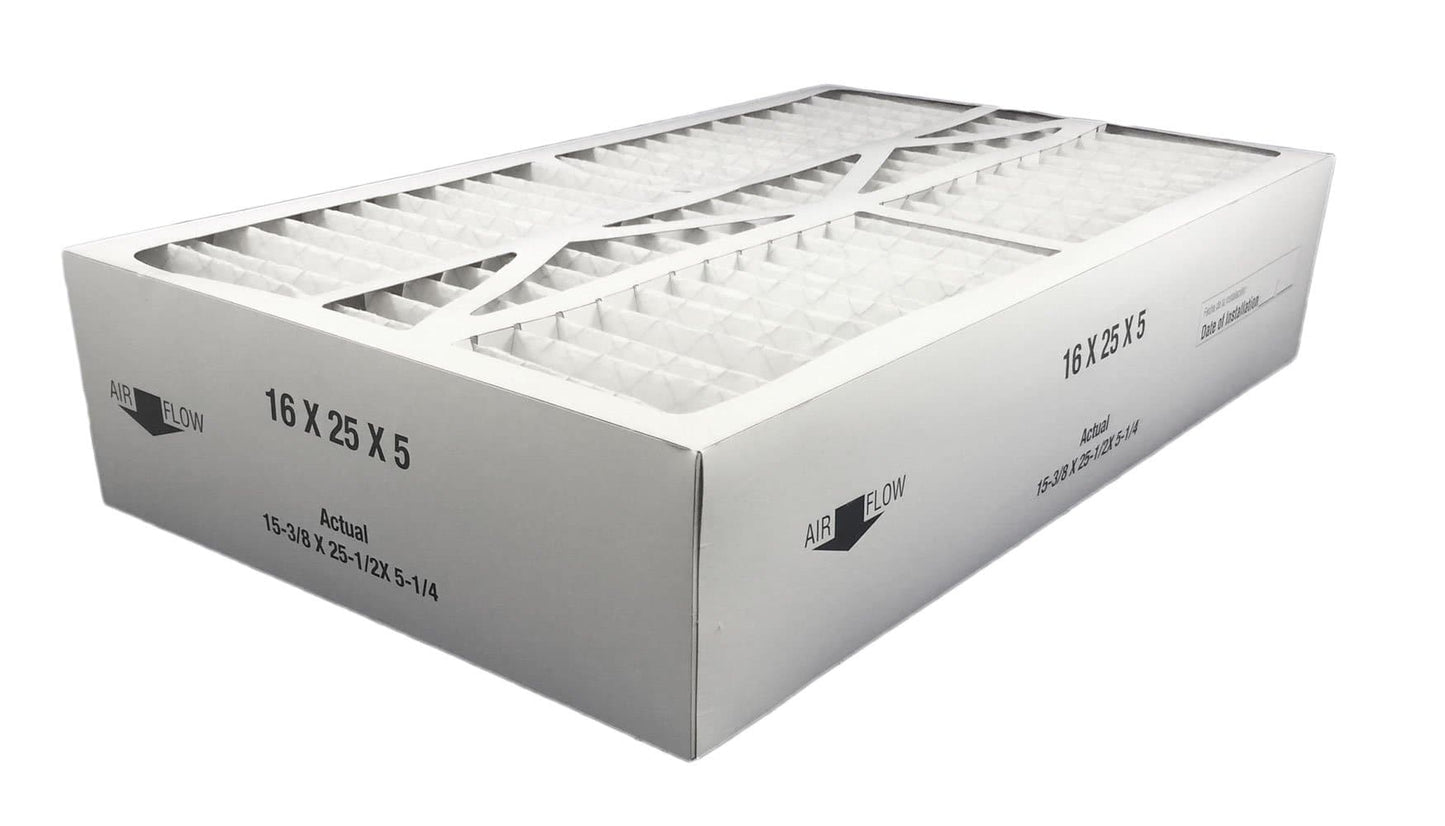 GOODMAN M1-1056 16x25x5 MERV 11 Compatible by Atomic (Actual Size: 15 3/8 X 25 1/2 X 5 1/4) MERV 11 Furnace Filter (2 Pack)