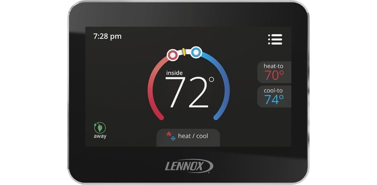 Lennox 13H14 CS7500 Comfortsense 7500, Universal Programmable Thermostat, 7-Day, 4 Heat/2 Cool, Multi-Stage, Dual Fuel Capable