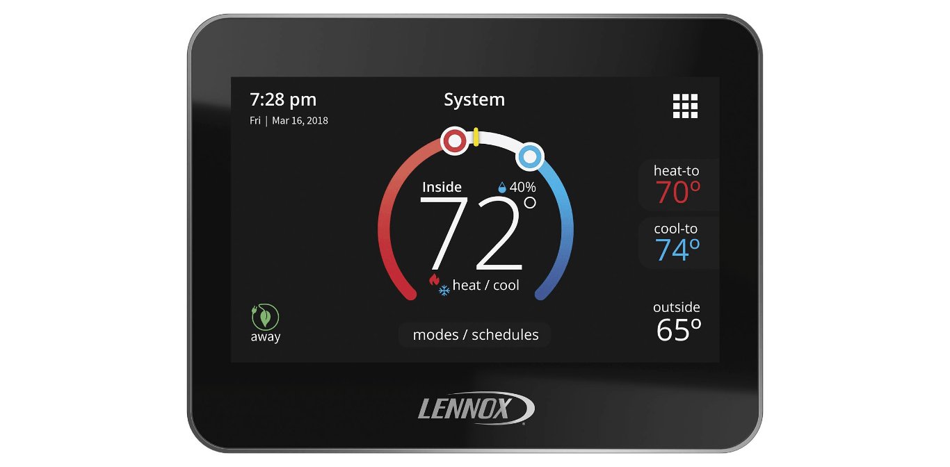 Lennox 15Z69 Lennox iComfort M30 Universal Smart Programmable Thermostat 4.3 inch LCD Color Display Geo-Fencing Remote Access Wi-Fi and Alexa Enabled