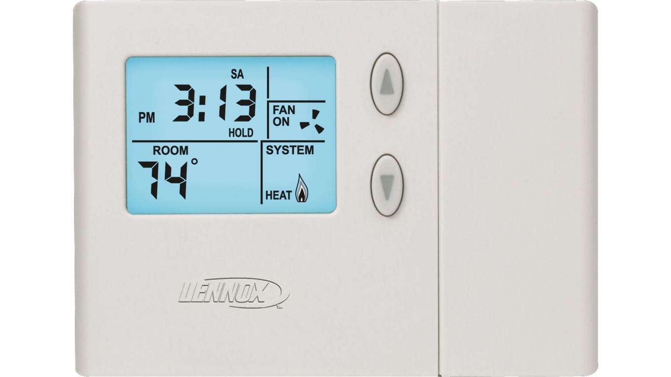 Lennox 51M34 L3511C ComfortSense 3000, Programmable Thermostat, 5-2 Day, 1 Heat/1 Cool Gas/Electric
