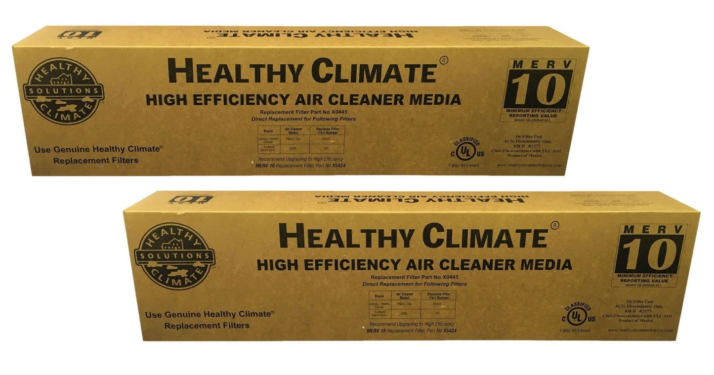 Lennox Healthy Climate X0445 Air Cleaner Filter Media - 2 Pack