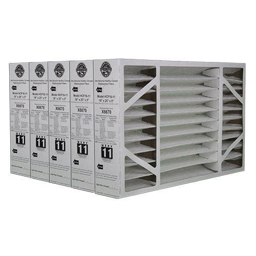 Lennox Healthy Climate X6670 16x25x5 MERV 11 Filter - 5 Pack
