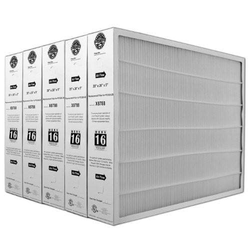 Lennox Healthy Climate X8788 20x26x5 MERV 16 Filter Replacement Filter - 5 Pack