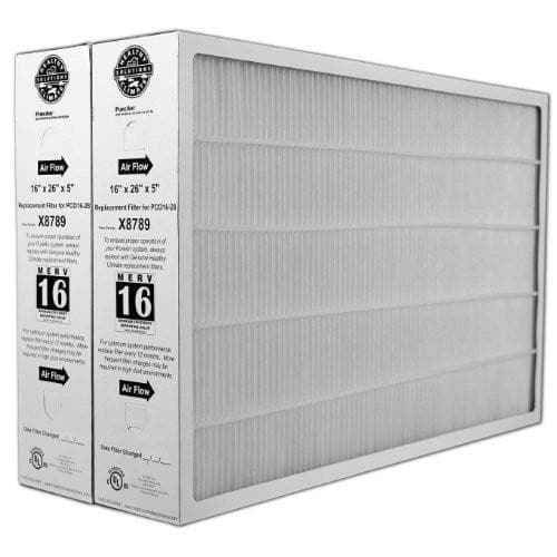 Lennox Healthy Climate X8789 MERV 16 Filter 16x26x5 - 2 Pack