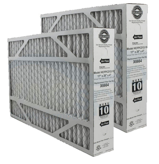 Lennox Replacement Filter X6664 (75X74) for PCO-12C - 17 x 26 x 4- 2 pack