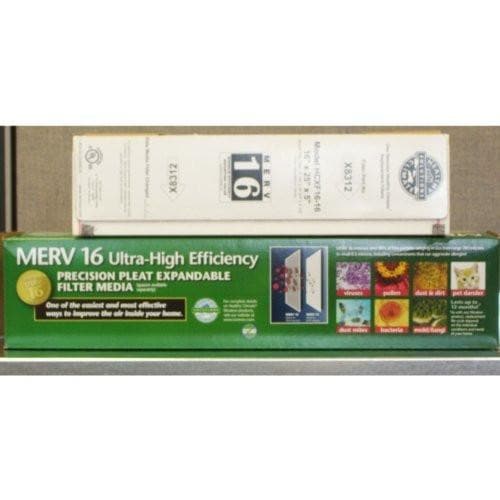 Lennox X8312 - MERV 16 Expandable Filter 16x25x5 - Genuine Lennox Product by Lennox