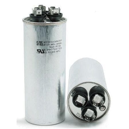 Lennox Y4612 FirstChoice 4JR0550-II-EW Dual Run Capacitor, Round, 440V, 5+50 MFD