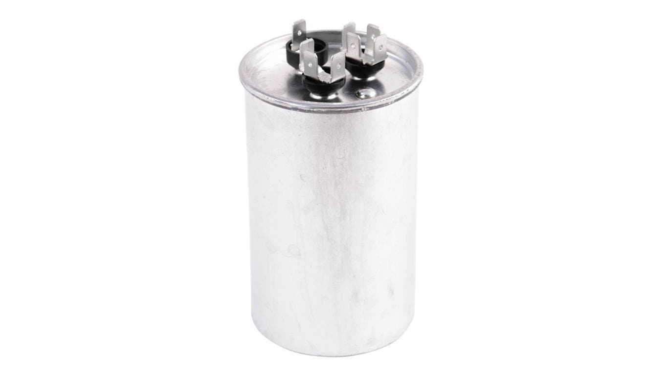 Lennox Y4618 FirstChoice 4JR7545-II-EW Dual Run Capacitor, Round, 440V, 7.5+45 MFD