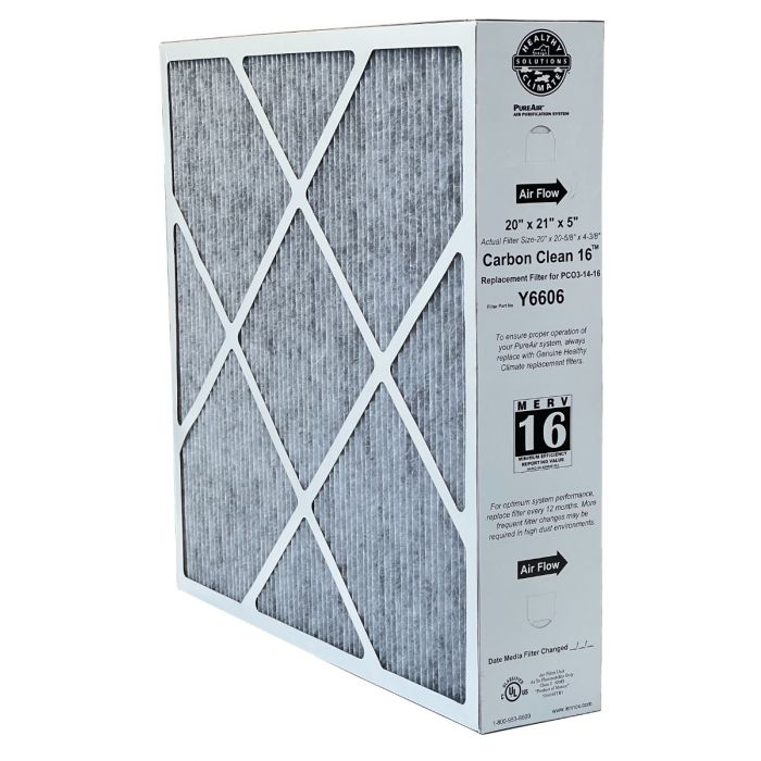 Lennox Y6606 Healthy Climate 20x21x5 MERV 16 PureAir 100908-12 Filter for PCO3-14-16