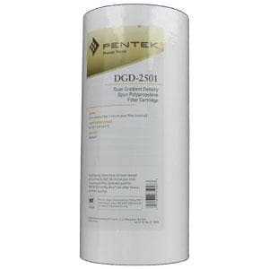 Pentek DGD 2501 Dual Gradient 10×4½ 50/5 Micron Sediment Filter