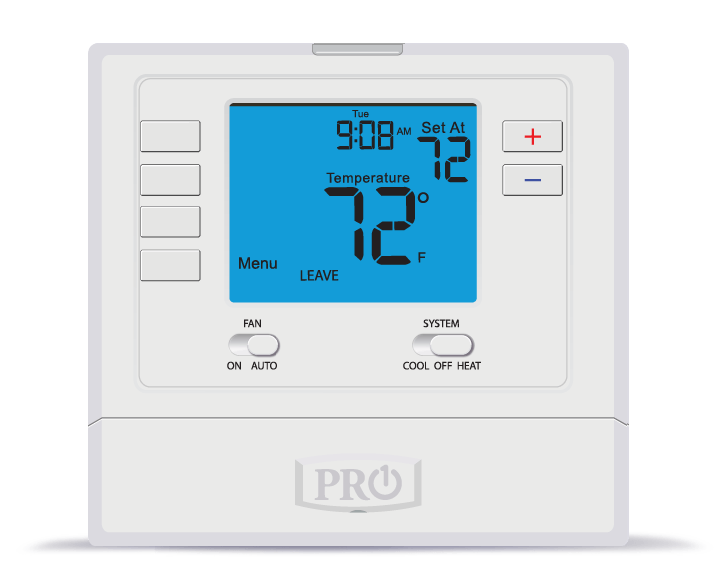 PRO1 IAQ PRO1 T705 Single Stage AC Programmable Digital Thermostat