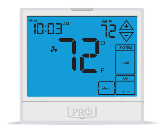 PRO1 IAQ T955 Touchscreen 3 Hot/2 Cold 7 Day Thermostat