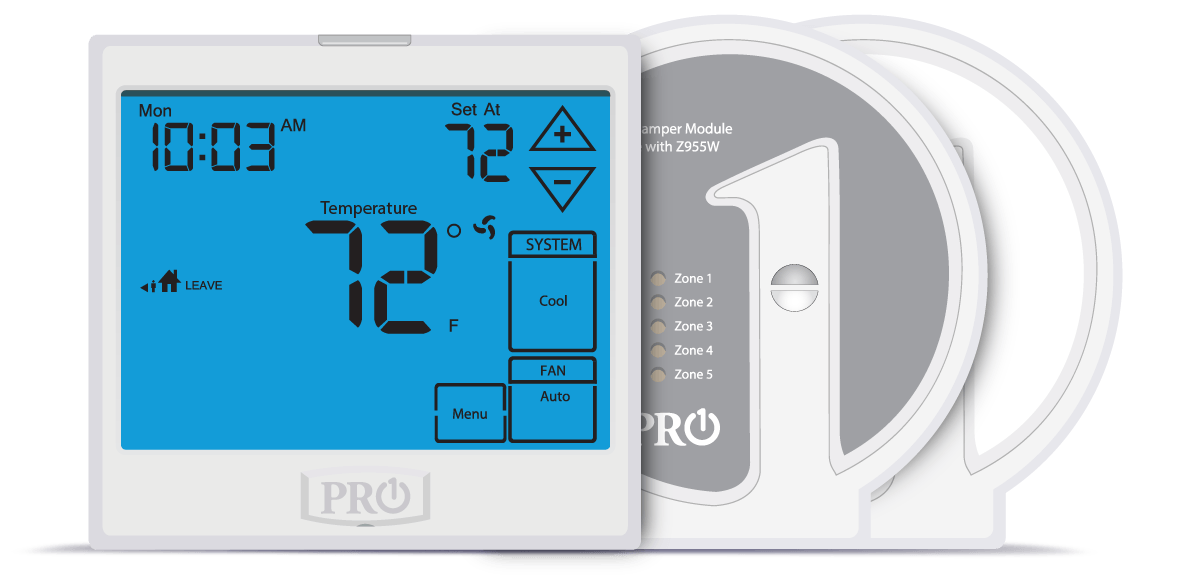 PRO1 IAQ Z955W / Z955WH Zoning Master Controller