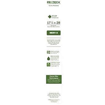 PROTECH PD540041 17.5x28x5 MERV 8 Furnace Filter - 1 Pack