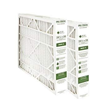 PROTECH PD540045 24.5x28x5 MERV 8 Furnace Filter - 2 Pack