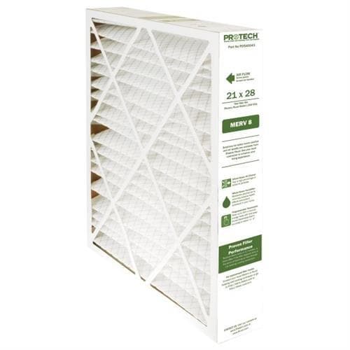 Rheem/Ruud 21x28x5 ProTech PD540043 MERV 8 Furnace Filters - 2 Pack