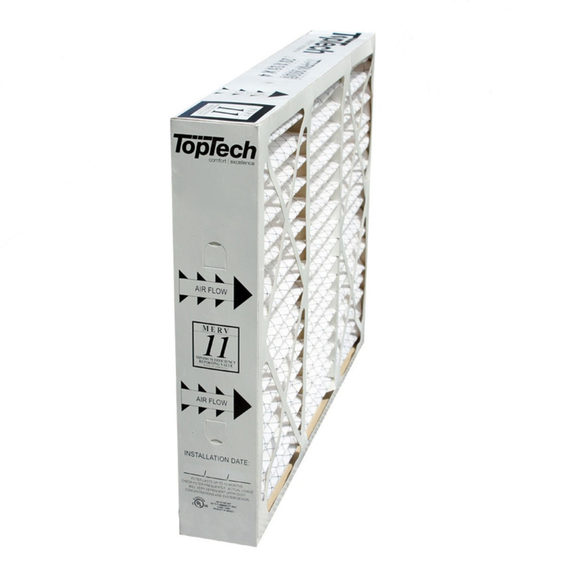 TopTech TechPure TT-FM-1620 OEM 16x20x4 Replacement Furnace Filter for ...