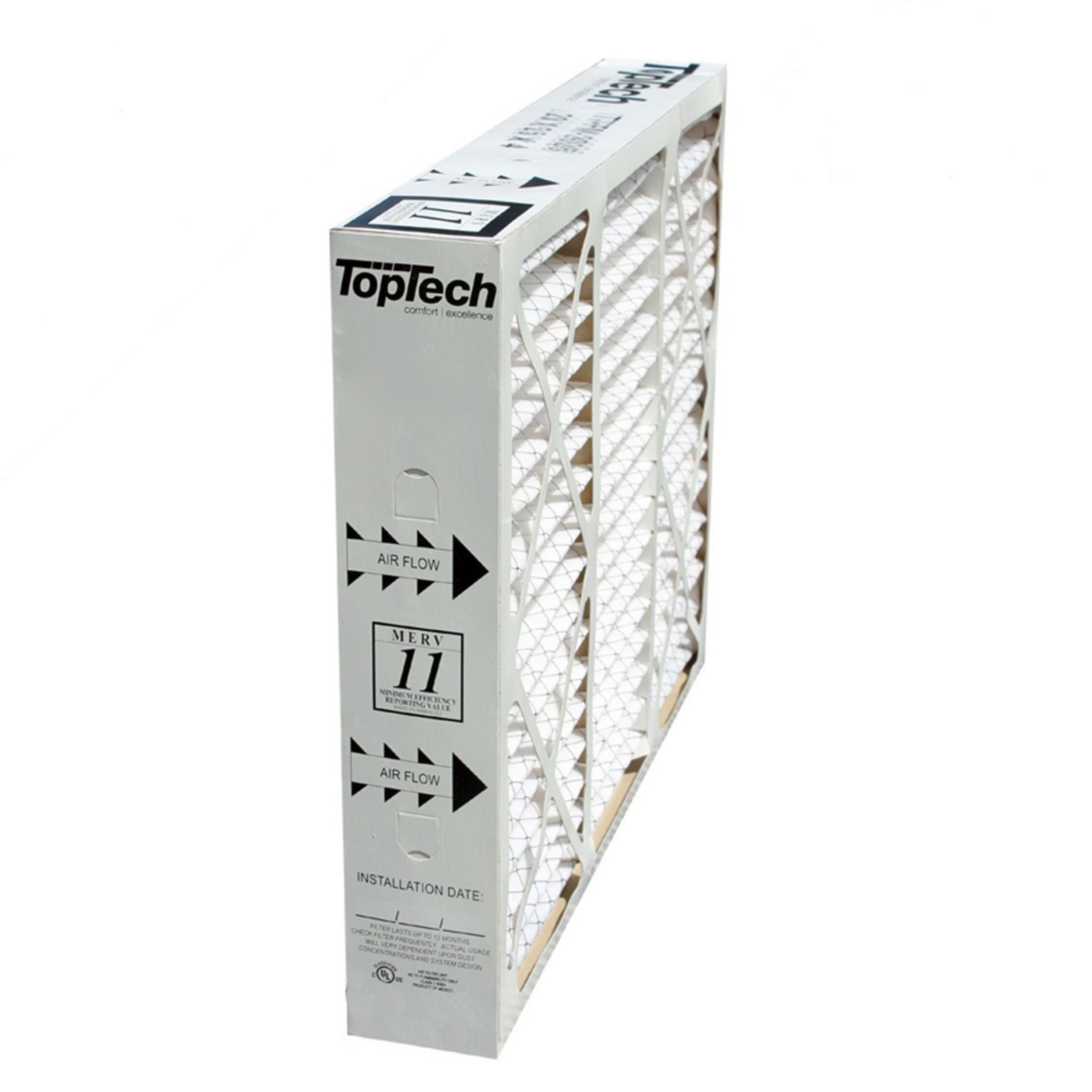 TopTech TechPure TT-FM-1620 OEM 16x20x4 Replacement Furnace Filter for ...