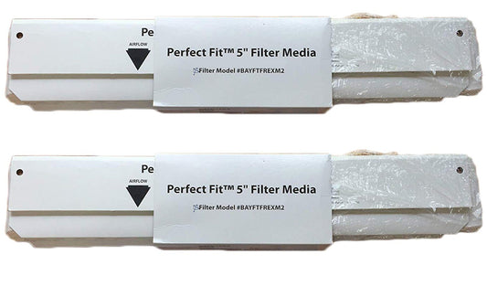 Trane BAYFTFREXM2 (2-Pack) - 25 x 5 inch Perfect Fit 5 Expandable Replacement Air Filter Media