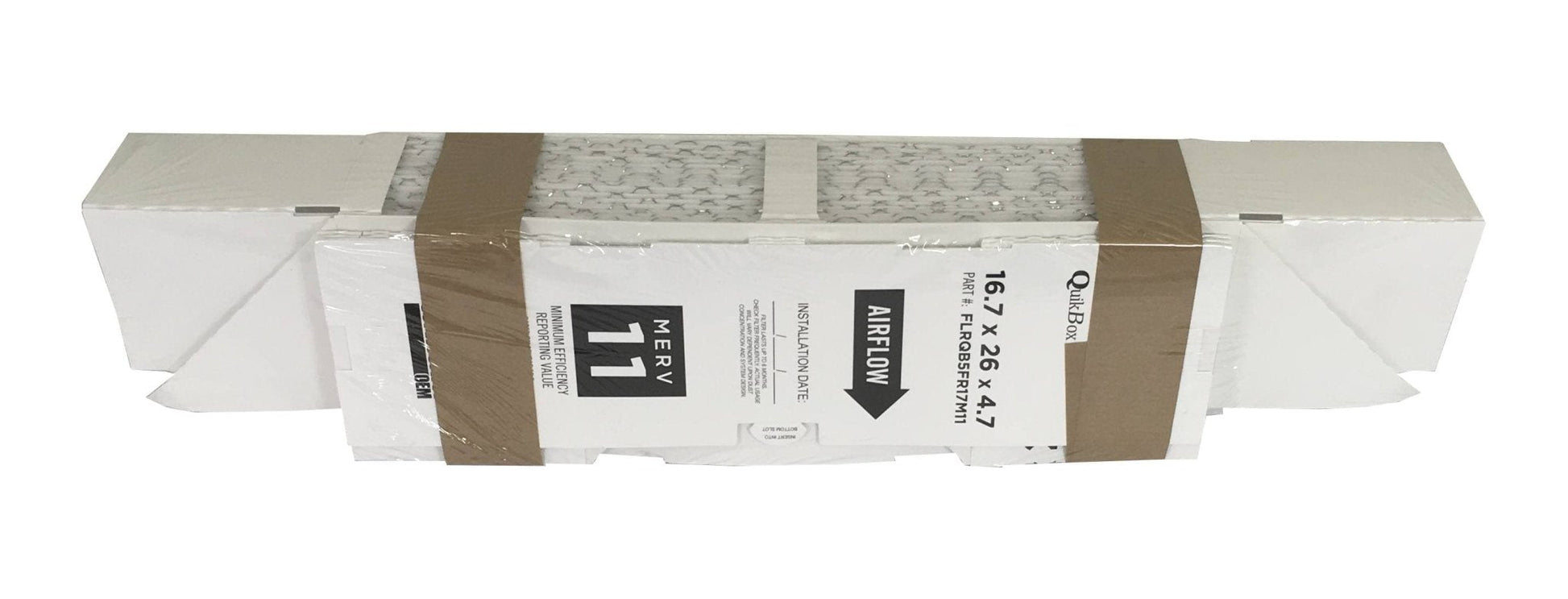 Trane FLRQB5FR17M11 16.7x26x4.7 MERV 11 QuikBox Replacement Media Filter - 2 Pack