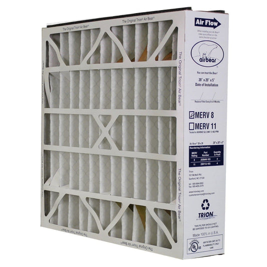 Trion 255649-103 Air Purifier Filter 20x20x5 Bear Series MERV 8