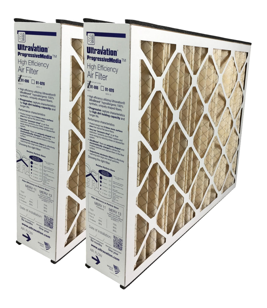 Ultravation 91 006 20x25x5 MERV 11 Replacement Furnace Filter 2