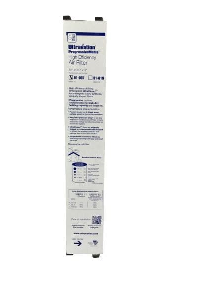 Ultravation 91-007 16x25x3 MERV 11 Replacement for Furnace Filter - 1 Pack