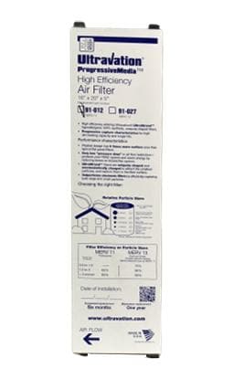 Ultravation 91-012 16x20x5 MERV 11 Replacement Furnace Filter - 2 Pack