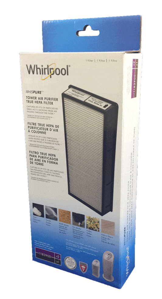 Whirlpool 1183900 HEPA Filter Tower Air Purifier