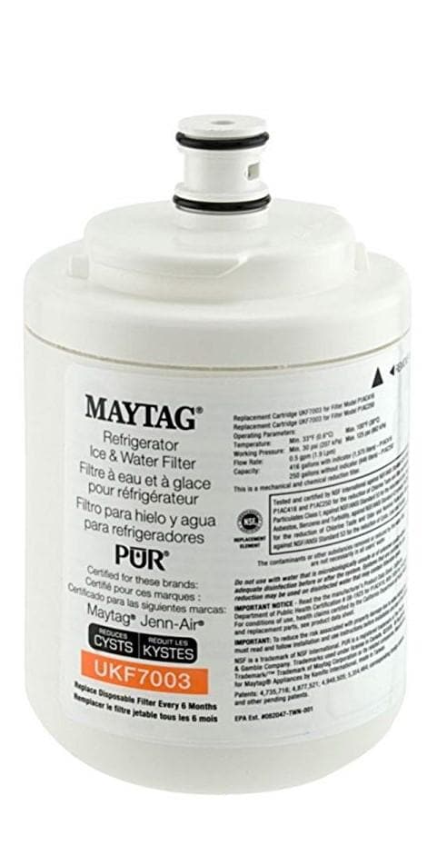 Whirlpool UKF7003T Refrigerator Water Filter Cartridge - 1 Pack