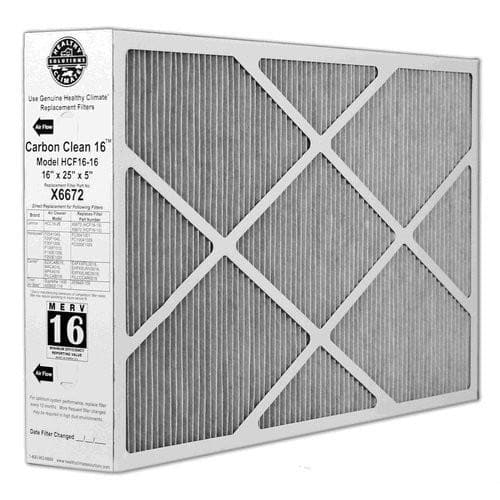 X6672 Lennox Healthy Climate 16x25x5 Merv 16 Filter- 5 pack